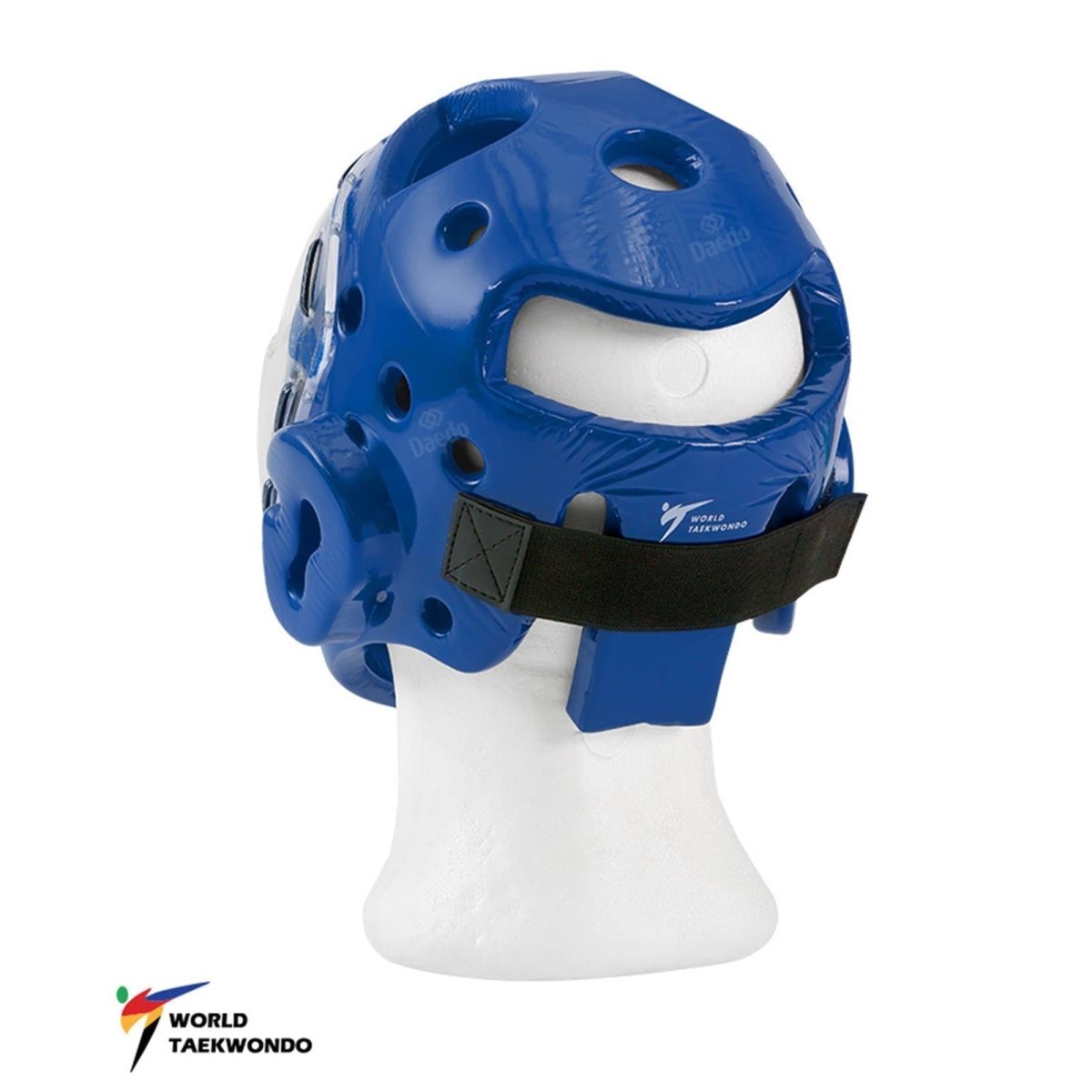 Casco electrónico Daedo GEN 3 azul retro con visera protectora homologada WT