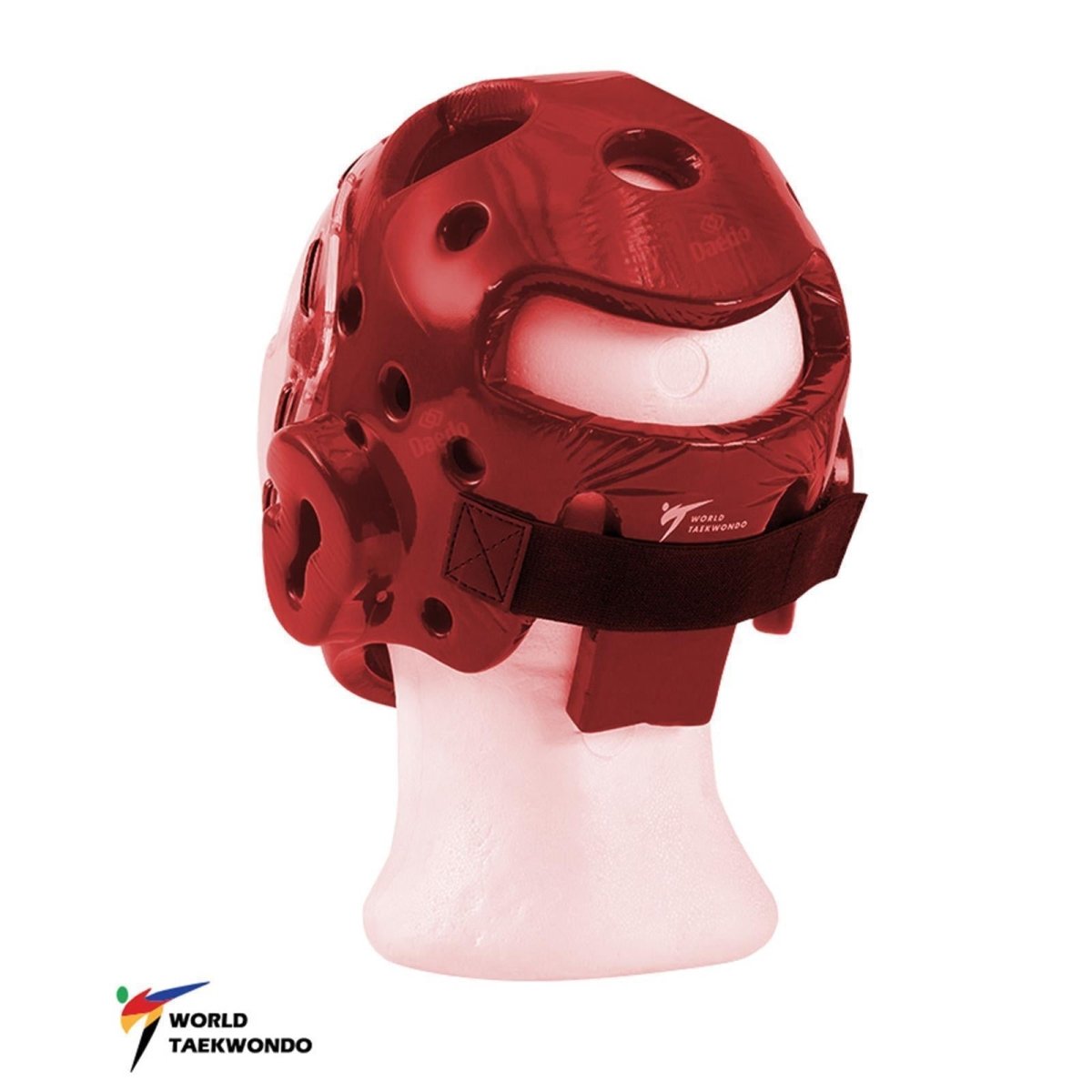 Casco electrónico Retro Daedo GEN 3 rojo con visera protectora homologada WT