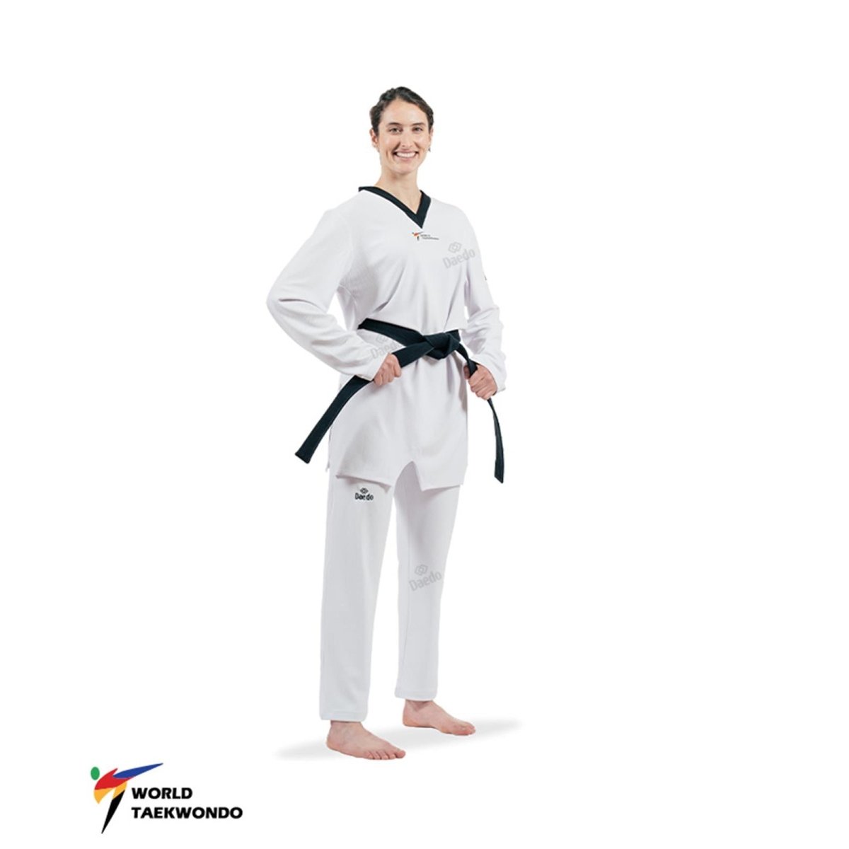 Dobok DAEDO Competition Collo Nero WT - Fight Club Store