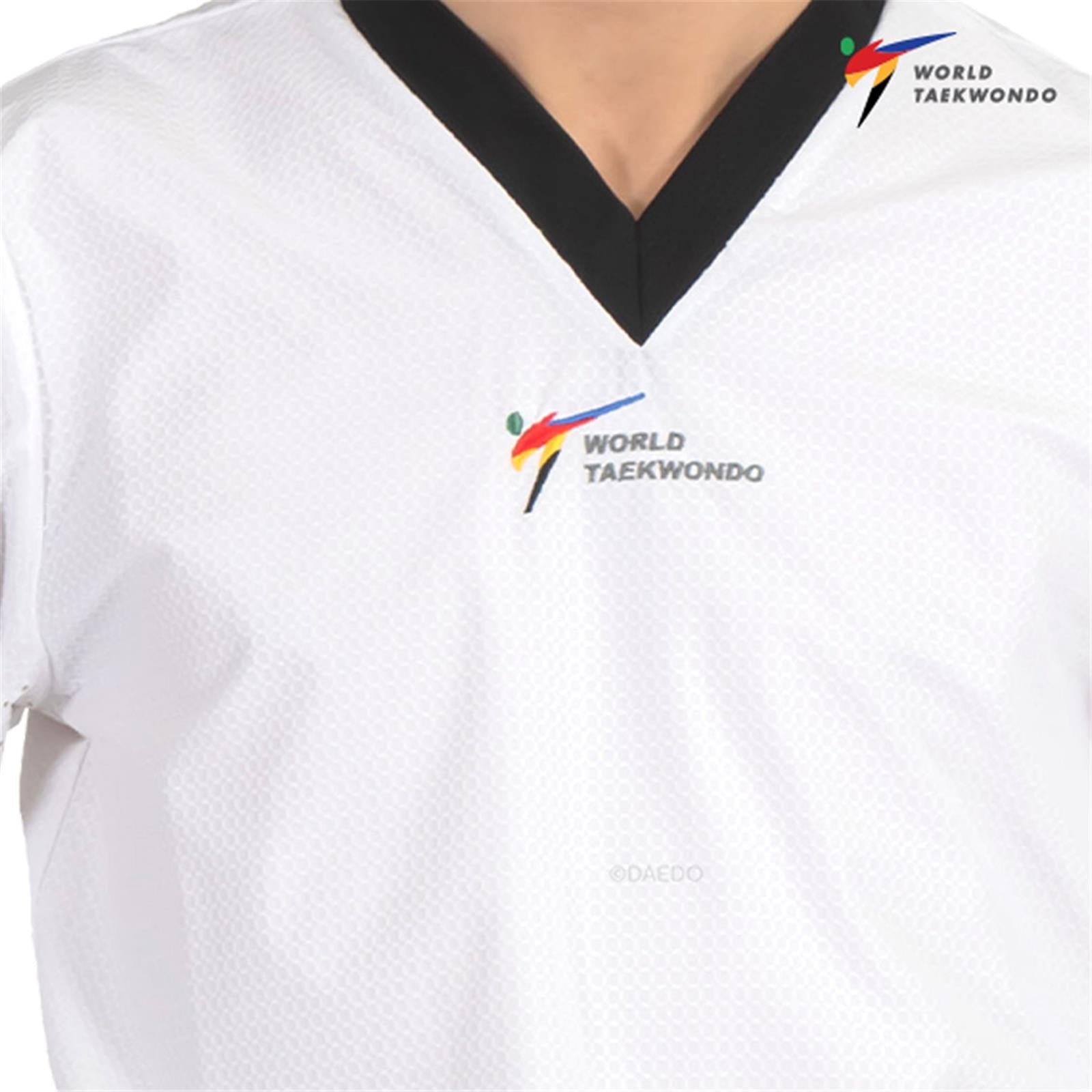 Dobok Col noir Daedo nouvelle compétition