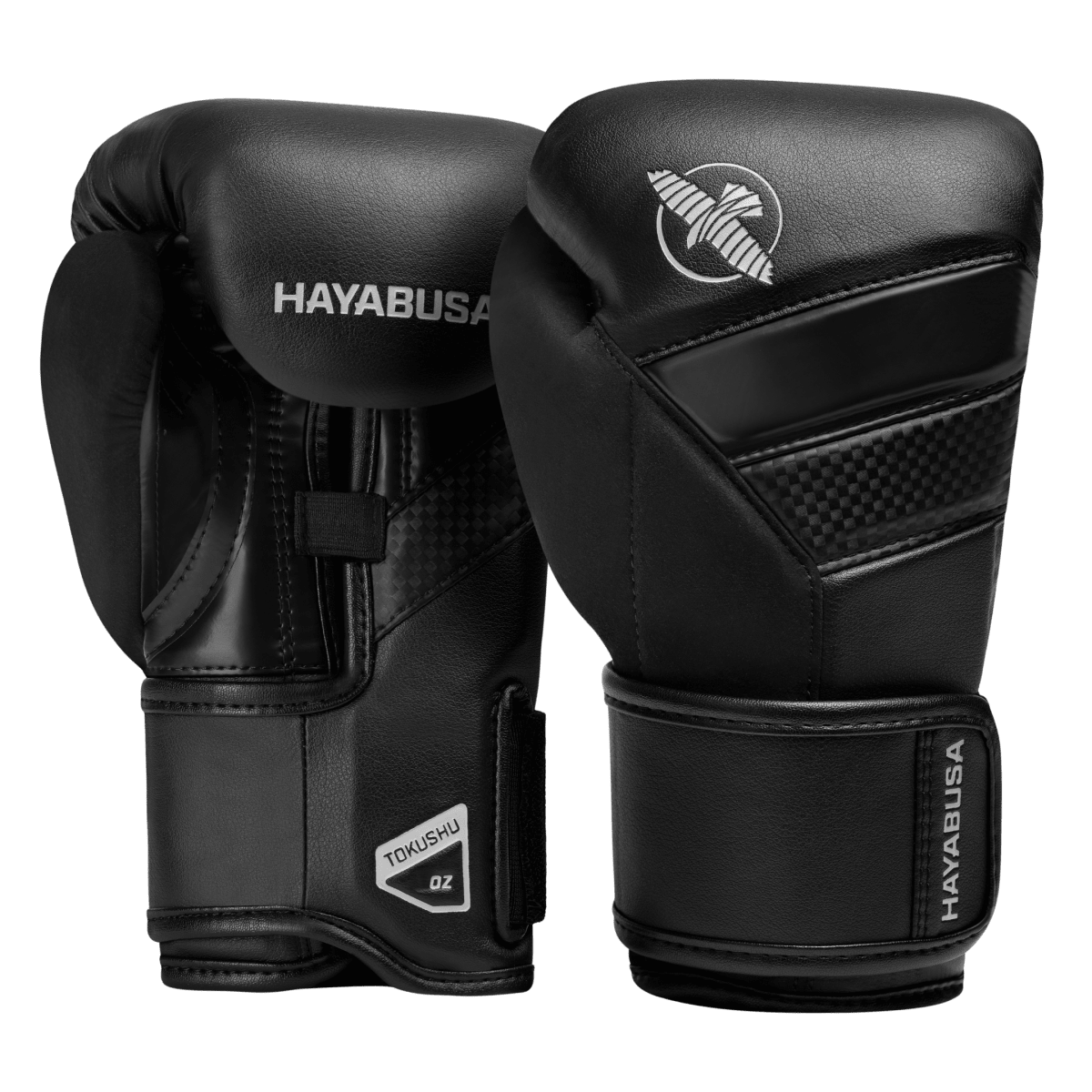 Pair of Hayabusa T3 boxing gloves for children in black