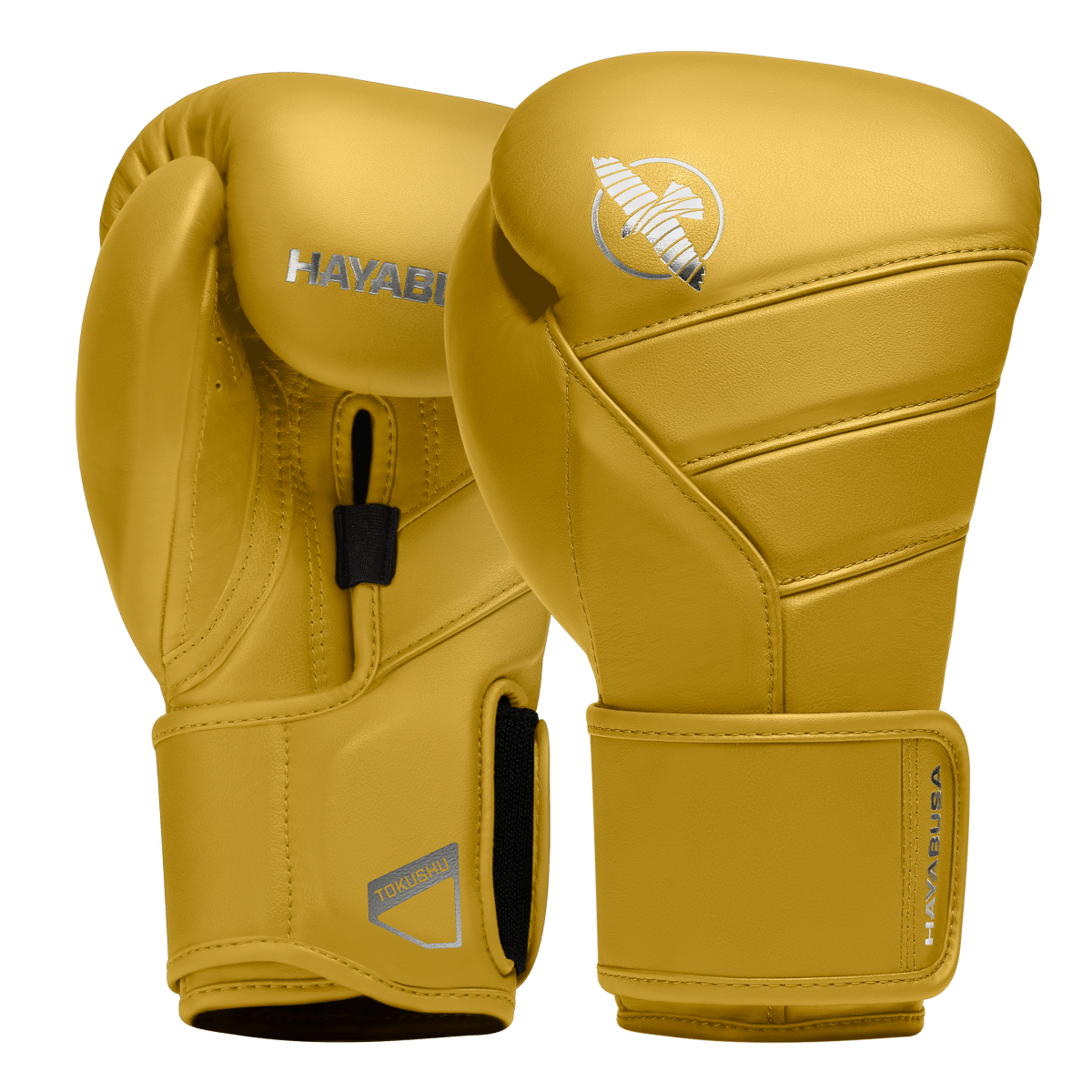 Paire de gants de boxe jaune Hayabusa T3 Kanpeki pour sports de combat