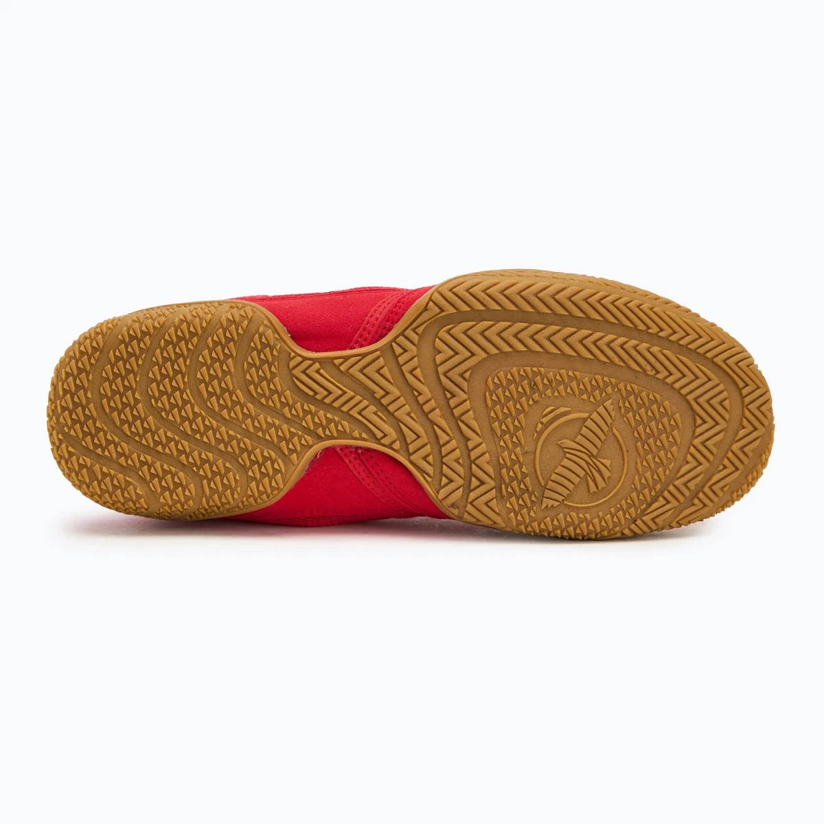 Seitenansicht roter Hayabusa Pro Hochleistungs-Boxschuh.