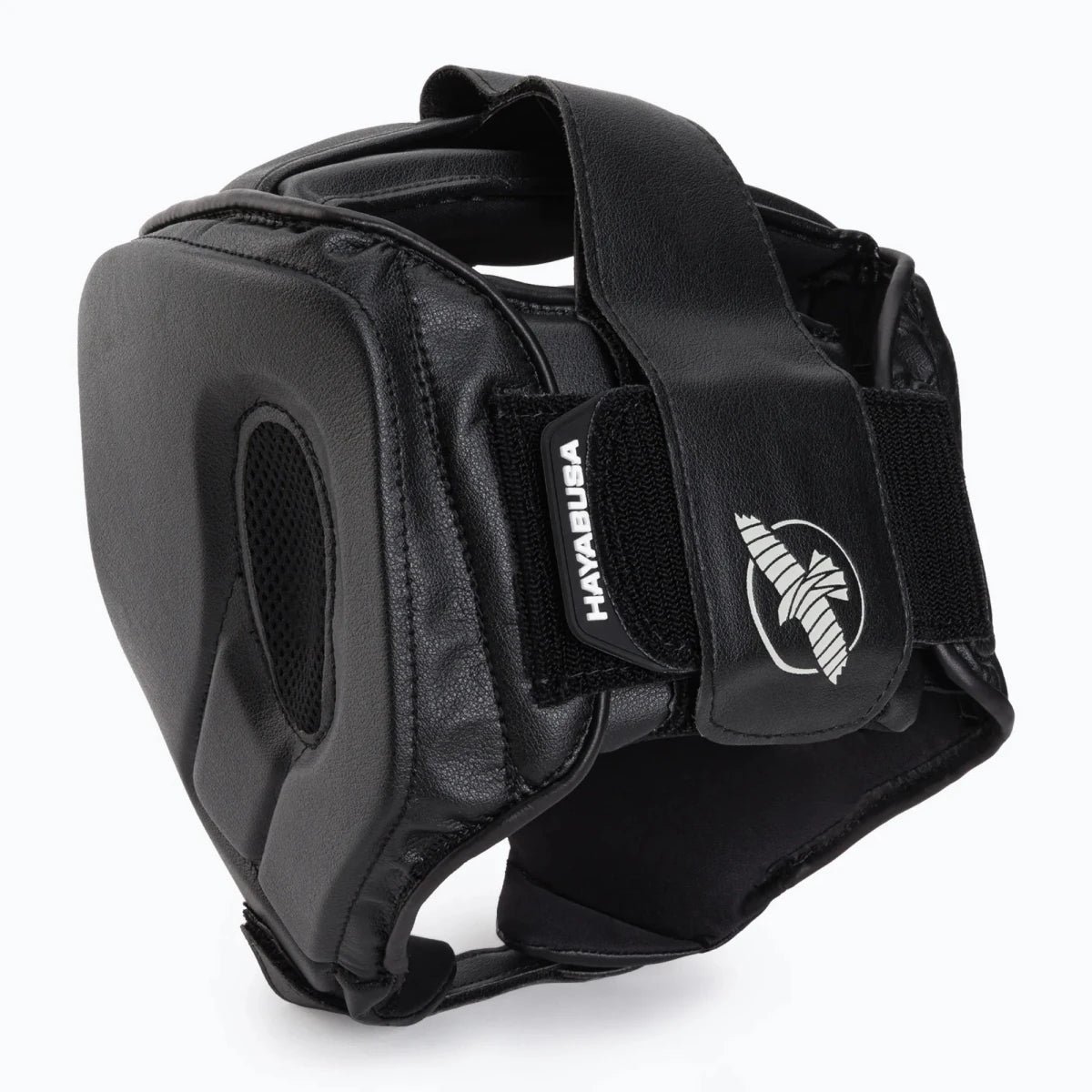 Particolare dei materiali e imbottitura casco boxe Hayabusa T3 nero.