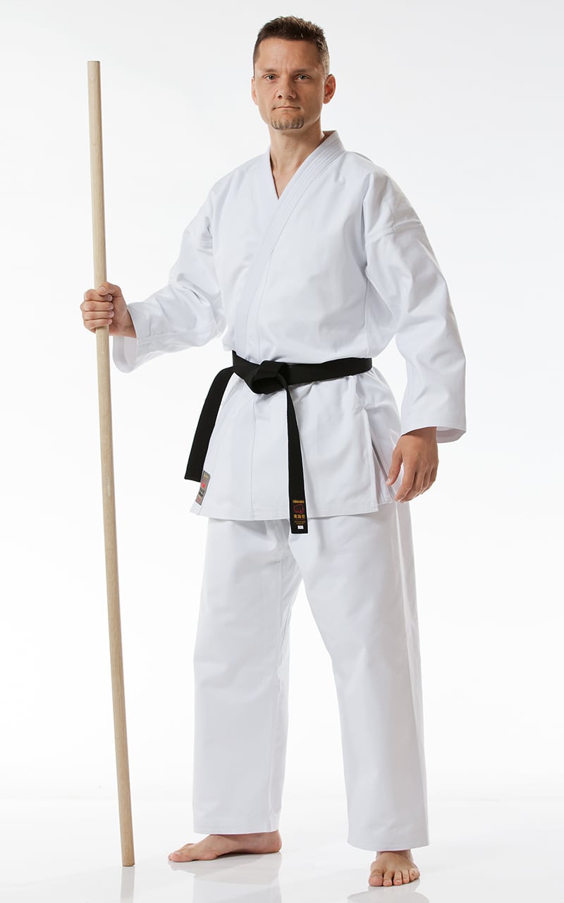 kimono aikido,kempo,jiu jitsu Tokaido Bujin Shiro.Colore bianco,senza loghi.Tessuto pesante con interno ruvido