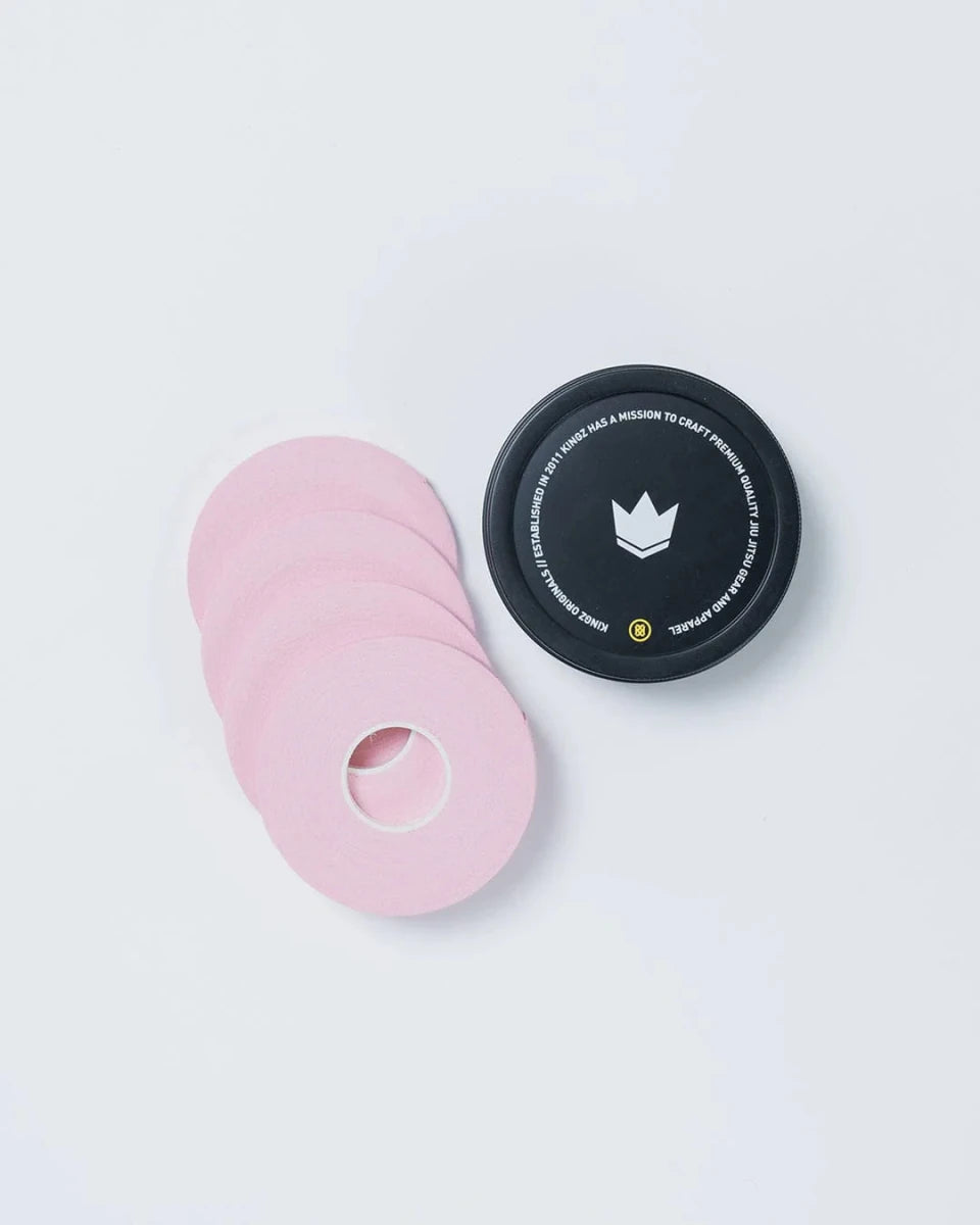 Juego de cinta para dedos Kingz rosa con estuche de transporte incluido