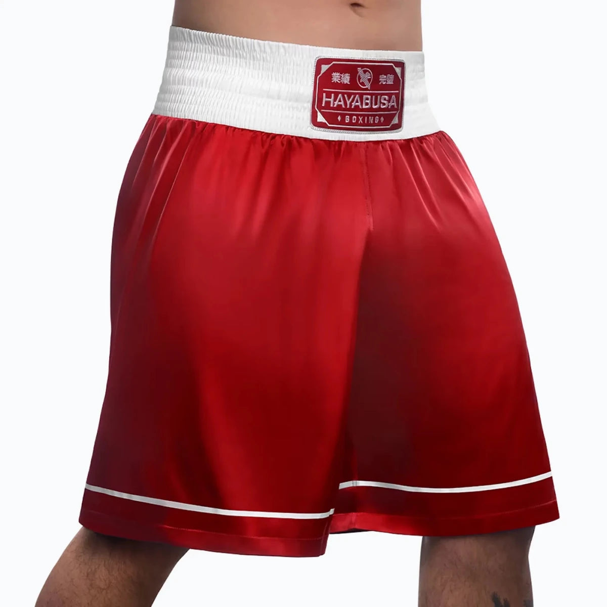 Shorts de boxe Hayabusa frente vermelha
