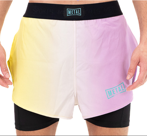 2in1 Metal Boxe Shorts met Compressie | Lichtgewicht en Volledige Ondersteuning