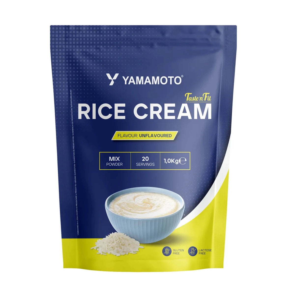 Pacote de 1000g de Creme de Arroz Yamamoto Nutrition Taste'n Fit