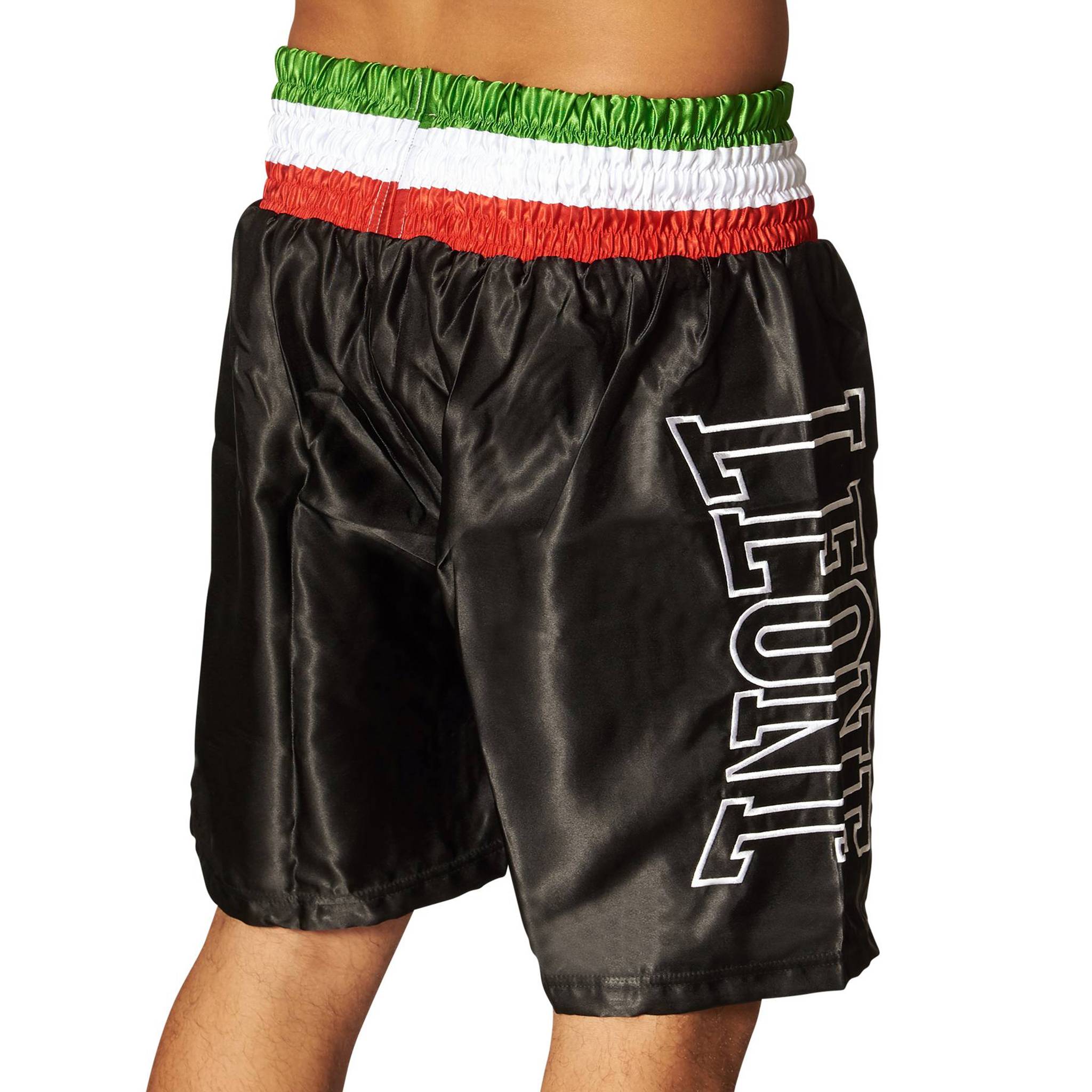 Pantalones cortos de boxeo Leone con banda tricolor