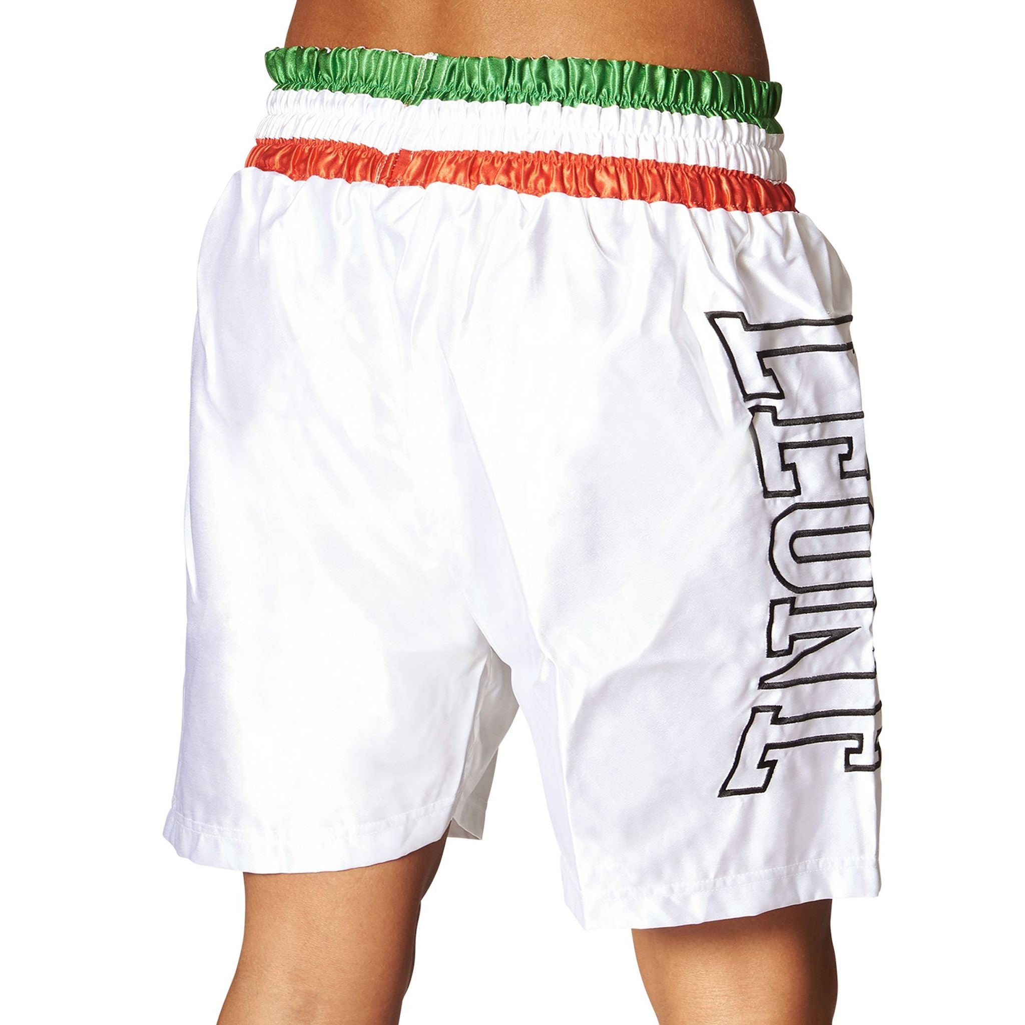 Pantalones cortos de boxeo Leone con banda tricolor